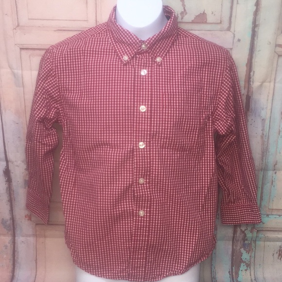 SALE ππ GAP Boys Button Down Long Sleeve Shirt - Picture 1 of 5